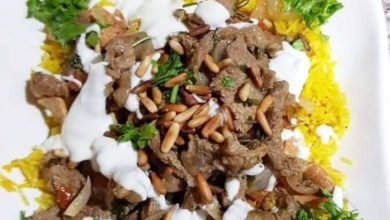 شاورما اللحم ... مقدمة من الشيف: رحاب محمود هاشم