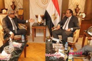 رئيس هيئة الرعاية الصحية يستقبل الرئيس التنفيذي لمجموعة عِلاج الطبية 2 رئيس هيئة الرعاية الصحية يستقبل الرئيس التنفيذي لمجموعة عِلاج الطبية
