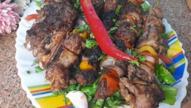 كباب مشوي على الفحم ... مقدم من الشيف: سهام الحشاش