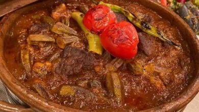 طريقة تحضير طاجن بامية باللحم الضاني ... مقدم من: مطبخ عالم النجوم