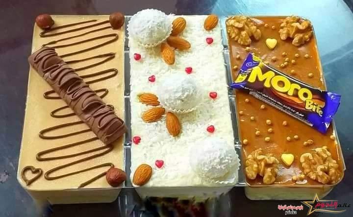 كيك ب 3 نكهات مختلفة ...مقدم من الشيف: شوشو عرابي