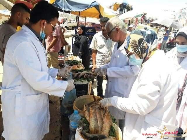 بيطري الشرقية يُحرر 199 محضر مخالفة و يضبط 3 طن و 15 كجم لحوم ودجاج و أسماك مخالفة 