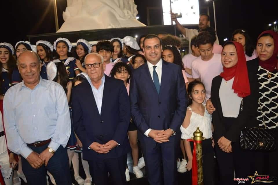 محافظ بورسعيد يفتتح أعمال تطوير مدخل بورسعيد من اتجاة الرسوة