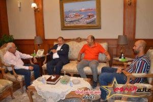 محافظ بورسعيد يستقبل رئيس مجلس ادارة شركة هلنان العالمية