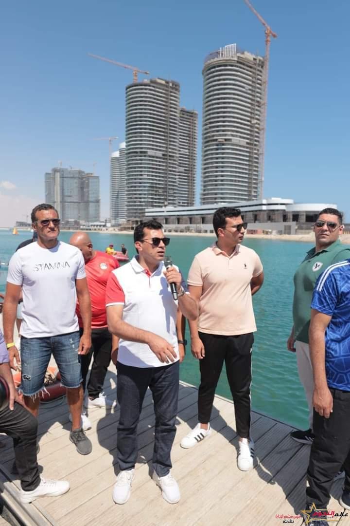 وزير الرياضة يفتتح فعاليات سباق Iron man let’s try بمدينة العلمين الجديدة 2 وزير الرياضة يفتتح فعاليات سباق Iron man let’s try بمدينة العلمين الجديدة