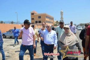 محافظ بورسعيد يتفقد أعمال تطوير شارع ٢٣ يوليو بداية من الجبانات حتي الاستاد