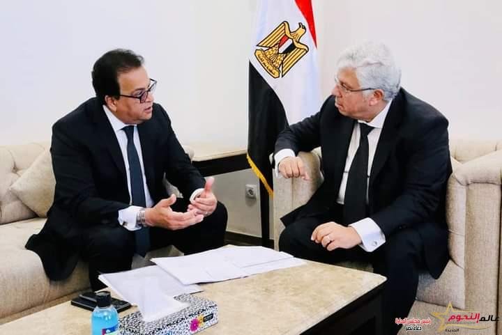 وزيرا الصحة والتعليم العالي يعقدان اجتماعًا لمناقشة الملفات المُشتركة بين الوزارتين 2 وزيرا الصحة والتعليم العالي يعقدان اجتماعًا لمناقشة الملفات المُشتركة بين الوزارتين