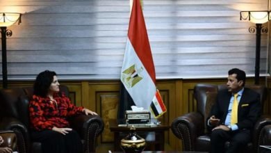صبحي يلتقي مُمثلة هيئة الأمم المتحدة للمرأة في مصر