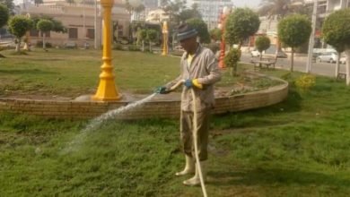 مختار: تم رفع 280 طن قمامة و20 طن أتربة من الشوارع والميادين بالمنصورة