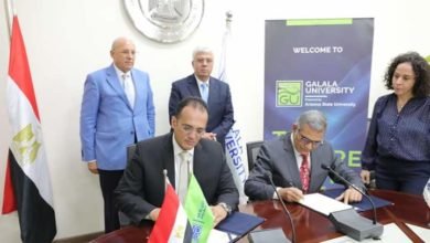عاشور : يشهد توقيع بروتوكول تعاون بين جامعة الجلالة وجامعة مصر للعلوم والتكنولوجيا