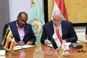 وزير الزراعة يستقبل نظيره الأوغندي لبحث سبل التعاون في المجال الزراعي بين البلدين