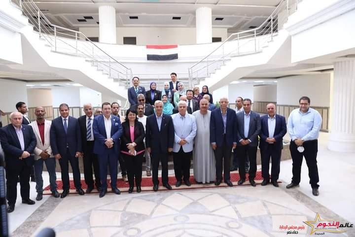 وزير التعليم العالي يتفقد جامعة المنوفية الأهلية 1 وزير التعليم العالي يتفقد جامعة المنوفية الأهلية