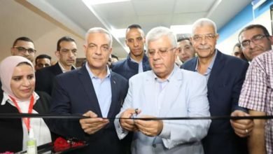 وزير التعليم العالي يضع حجر أساس المدينة الطبية لجامعة المنوفية