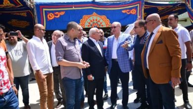 محافظ بورسعيد يدلي بصوته في انتخابات النادي المصري