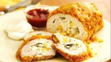 أفخاد الدجاج المحشية بالجبنة ... مقدمة من: مطبخ عالم النجوم