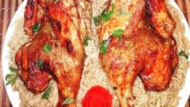 الدجاج المشوي مع الأرز المبهر ... مقدم من الشيف: رنا رأفت