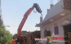 حملة مُكبرة لإزالة التعديات على الأراضي الزراعية بمركز و مدينة الإسماعيلية