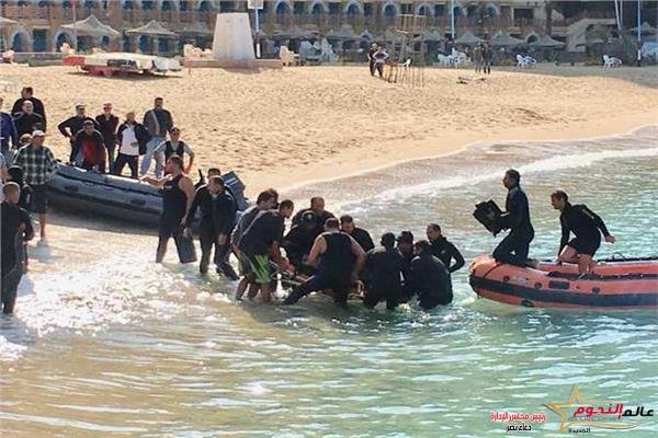 مصرع شاب غرقً وإنقاذ آخر بساحل بحر المساعيد في العريش
