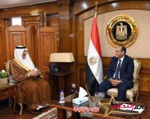 وزير التجارة يبحث مع سفير السعودية بالقاهرة تعزيز أطر التعاون الاقتصادي المشترك بين البلدين 2 وزير التجارة يبحث مع سفير السعودية بالقاهرة تعزيز أطر التعاون الاقتصادي المشترك بين البلدين