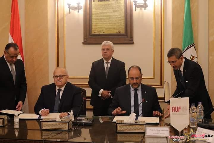 عاشور يشهد توقيع اتفاقية تعاون بين جامعة القاهرة والوكالة الجامعية للفرنكوفونية 2 عاشور : يشهد توقيع اتفاقية تعاون بين جامعة القاهرة والوكالة الجامعية للفرنكوفونية