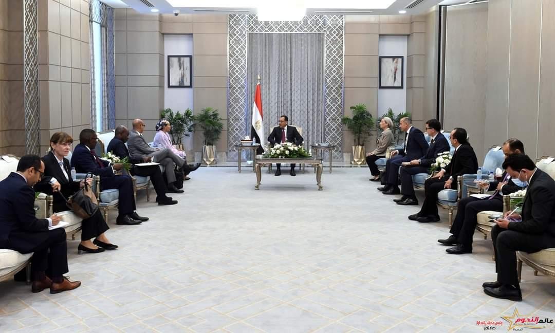 مدبولي يلتقي نائبة الأمين العام للأمم المتحدة والوفد المرافق لها بمقر الحكومة بالعاصمة الإدارية