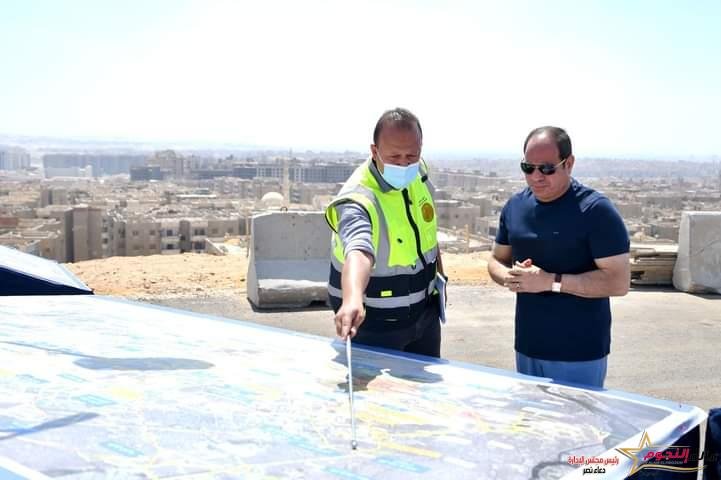 السيسي يتفقد الأعمال الإنشائية لتطوير عدد من الطرق والمحاور بالقاهرة الكبرى 4 السيسي يتفقد الأعمال الإنشائية لتطوير عدد من الطرق والمحاور بالقاهرة الكبرى