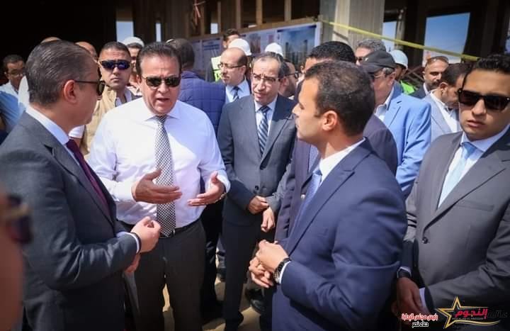 وزير الصحة يتفقد مشروع إنشاء مستشفى الفيوم العام الجديدة ويوجه بسرعة الانتهاء من الأعمال الإنشائية