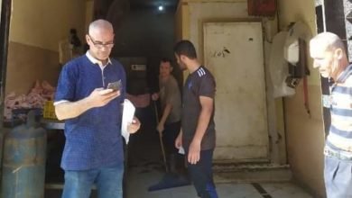 حملات تفتيشية ورقابية على المجازر والمخابز للتأكد من إلتزام أصحابها بالإشتراطات التموينية وتحرير محاضر للمخالفين بنطاق مركز منيا القمح
