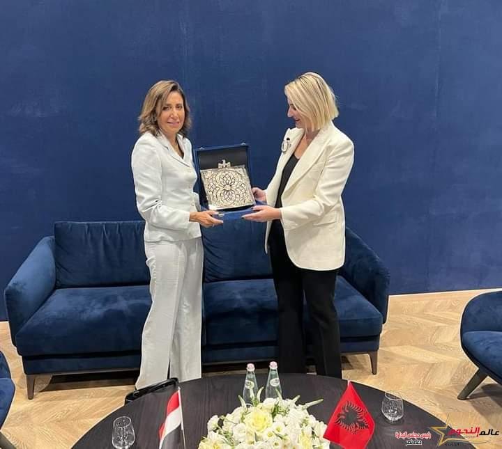 وزيرتا الثقافة المصرية والألبانية تشهدان توقيع بروتوكول تعاون بين الجانبين