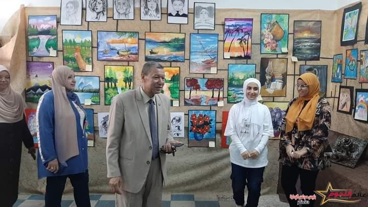 جمعة يفتتح معرض ختام مراكز تنمية القدرات والمبدعين بدمياط