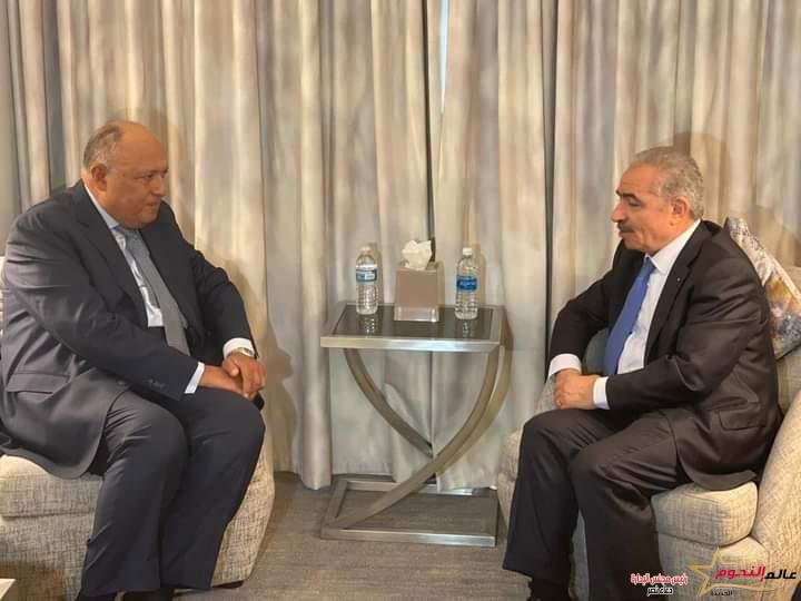 وزير الخارجية يلتقي رئيس الوزراء الفلسطيني في نيويورك