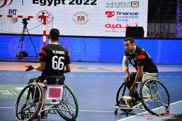 وزيرا الرياضة والكهرباء ورئيس الدولي لليد يشهدون افتتاح بطولة العالم للكراسى المتحركة لكرة اليد