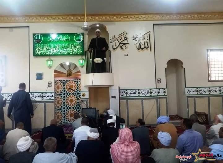محافظ أسوان ينيب رئيس مدينة كوم أمبو ووكيل وزارة الأوقاف لإفتتاح مسجد المتقين