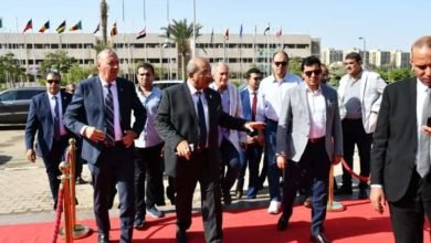 صبحي يتفقد مقر اللجنة الأولمبية المصرية تمهيدا لإستقبال توماس باخ