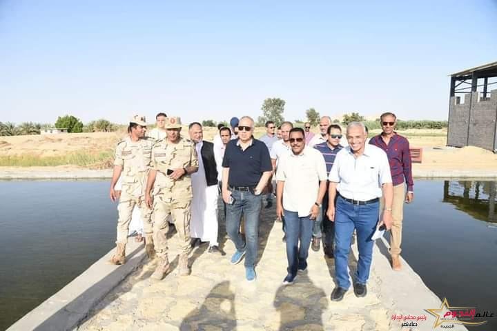 سويلم يتفقد أعمال التطوير الجارية بالواحة