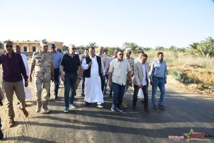 سويلم يتفقد أعمال التطوير الجارية بالواحة