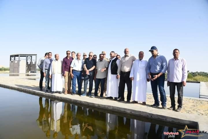 سويلم يتفقد أعمال التطوير الجارية بالواحة