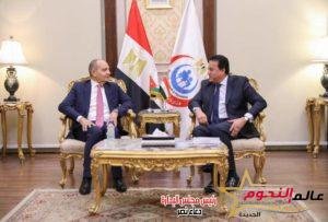 وزير الصحة يستقبل سفير الأردن لدى مصر لبحث سبل تعزيز التعاون في دعم القطاع الصحي