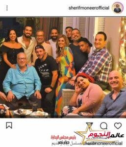 بصحبة صناع "ايجار قديم" شريف منير في صورة جديدة 3 بصحبة صناع "ايجار قديم" شريف منير في صورة جديدة