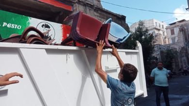 رفع ٩٠ حالة أشغال و٨٠ حاجز خلال حملتين بحي وسط