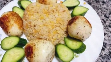 كشرى أسكندراني مع البيض المدحرج ... مقدم من الشيف: منى التابعي