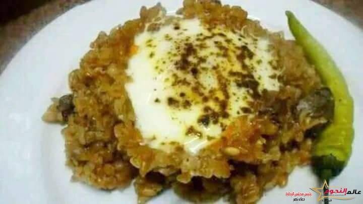 فريك بالكبد والقوانص والبيض ... مقدم من الشيف: آمال وهبة