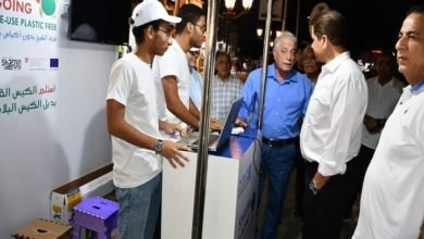 فودة يتابع أعمال تطوير السوق التجاري القديم ونقاط توزيع الاكياس بديل البلاستيك ضمن مبادرة "لا للأكياس البلاستيكية"