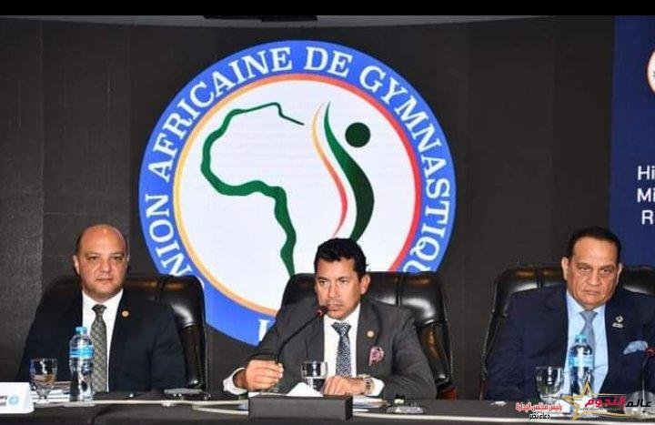وزير الشباب والرياضة ورئيس الإتحاد الإفريقي يفتتحان كونجرس القارة الأفريقية للجمباز 2 وزير الشباب والرياضة ورئيس الإتحاد الإفريقي يفتتحان كونجرس القارة الأفريقية للجمباز