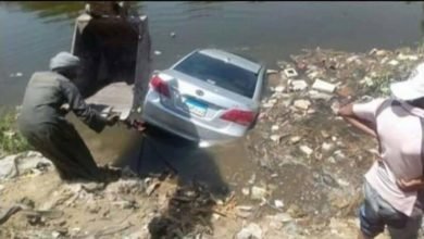 انقلاب سيارة ملاكى فى ترعة بكفر الشيخ ووجود وفيات وإصابات