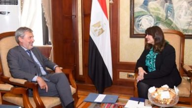وزيرة الهجرة تستقبل السفير الإيطالي لدى مصر لبحث سبل تعزيز التعاون في الملفات المشتركة
