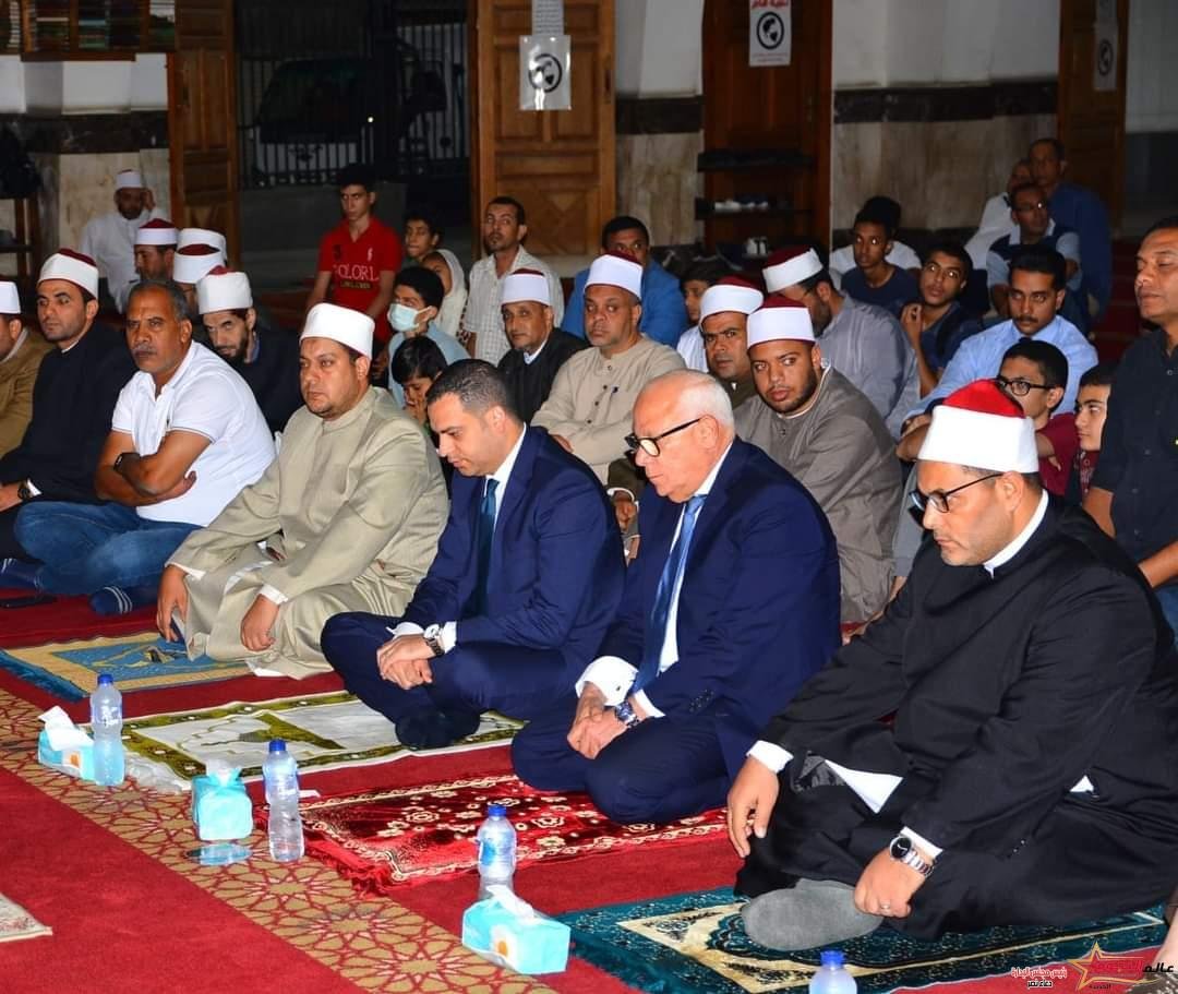 محافظ بورسعيد يشهد احتفالية المولد النبوي الشريف بالمسجد العباسي