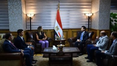 وزير الرياضة يكرم ميار شريف بعد تتويجها بلقب بطولة بارما الإيطالية