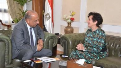 عصمت يستقبل سفيرة سويسرا في مصر لبحث تعزيز التعاون الاقتصادي