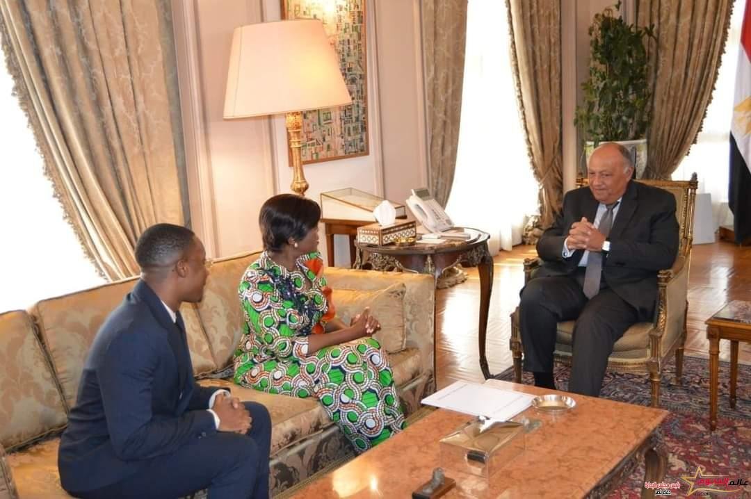 شكري يستقبل وزيرة البيئة والتنمية المستدامة لجمهورية الكونغو برازافيل 1 شكري يستقبل وزيرة البيئة والتنمية المستدامة لجمهورية الكونغو برازافيل